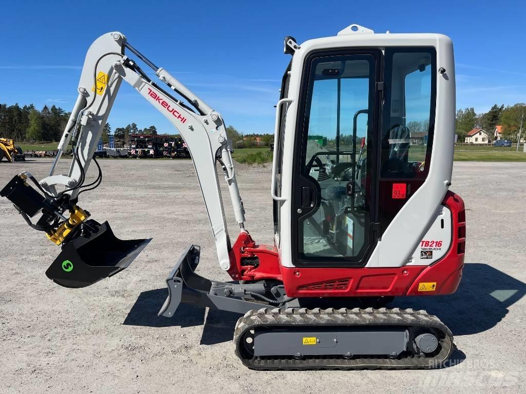 Takeuchi TB 216 A Міні-екскаватори < 7т