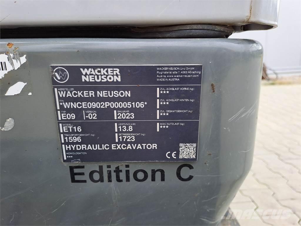 Wacker Neuson ET16 Гусеничні екскаватори