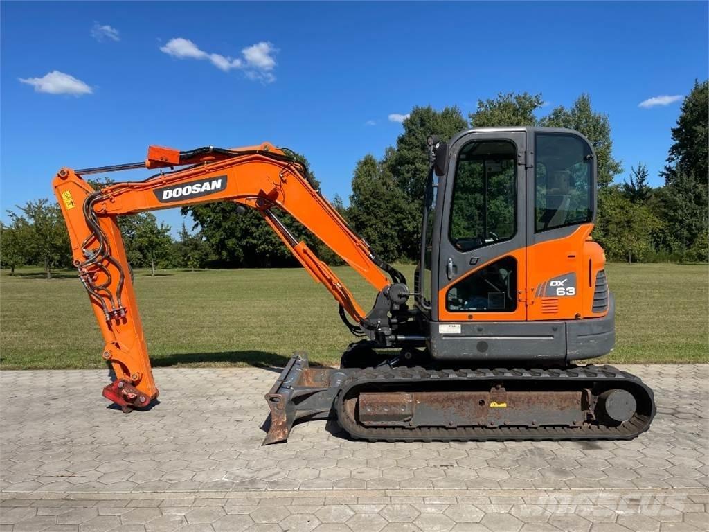Doosan DX63-3 Міні-екскаватори < 7т