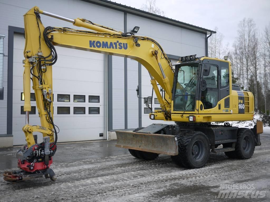 Komatsu PW 160-8 Колісні екскаватори