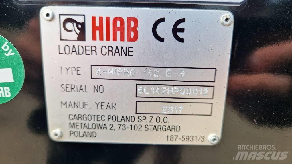 Hiab X-Hipro 142 E-3 Крани вантажників