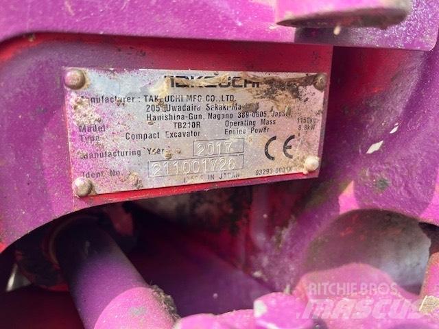 Takeuchi TB 210 Міні-екскаватори < 7т