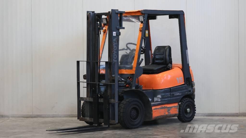 Toyota 6FDL15 Дизельні навантажувачі