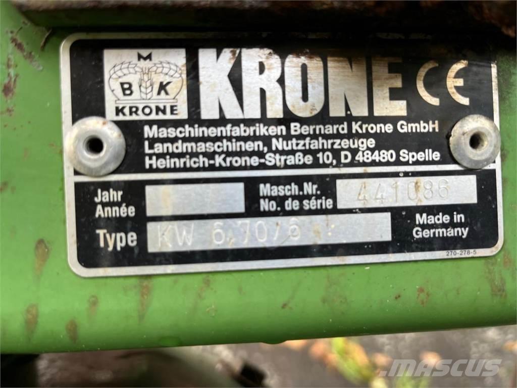 Krone KW 6.70/6 Граблі і сінозворушувачі