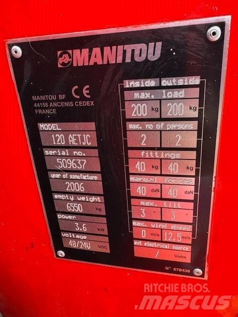 Manitou 120 AET JC Колінчаті підйомники