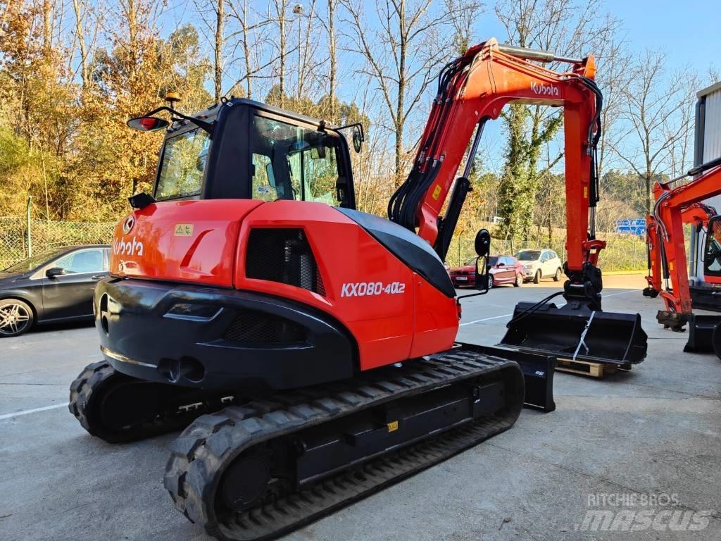 Kubota KX080-4a2 Середні екскаватори 7т. - 12т.
