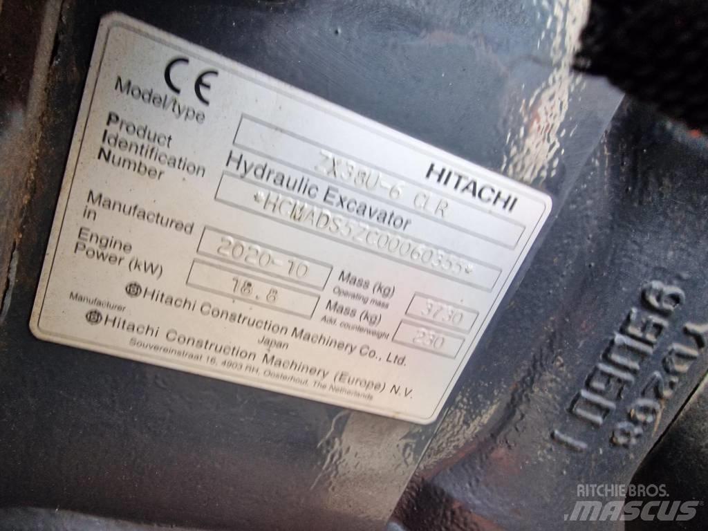 Hitachi ZX38U-6 Міні-екскаватори < 7т