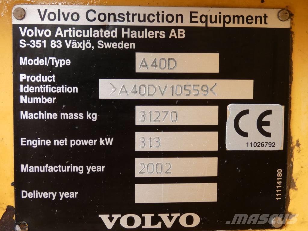 Volvo A 40 D Зчленовані самоскиди