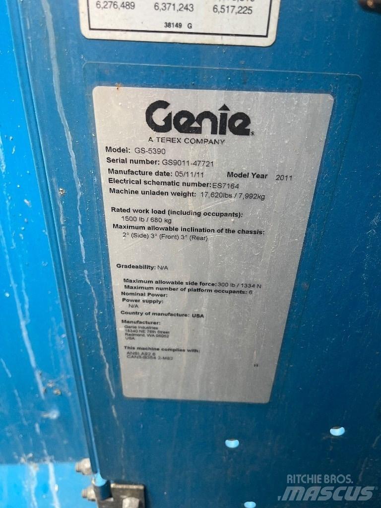 Genie GS 5390 Підйомники-ножиці