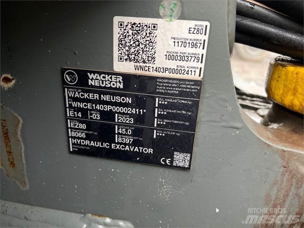Wacker Neuson EZ80 Гусеничні екскаватори