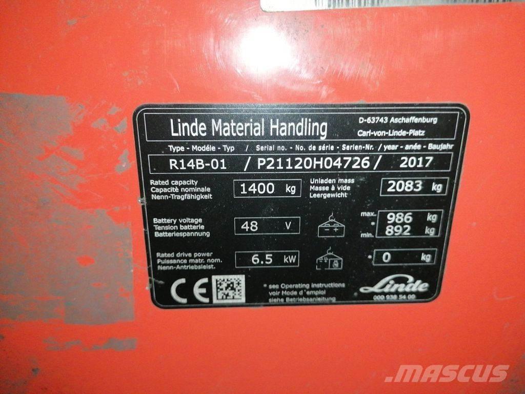 Linde R14B-01 Річ-трак із високим підйомом