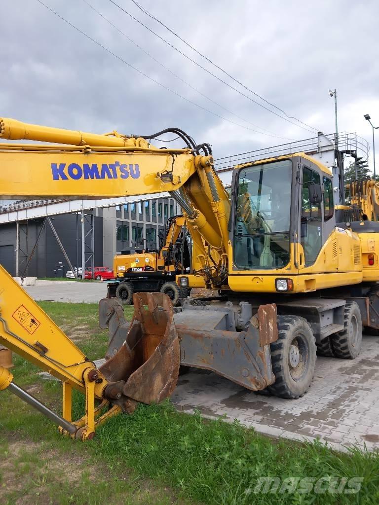Komatsu PW 180-7EO Колісні екскаватори