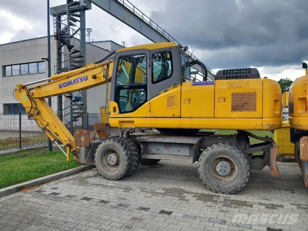 Komatsu PW 180-7EO Колісні екскаватори