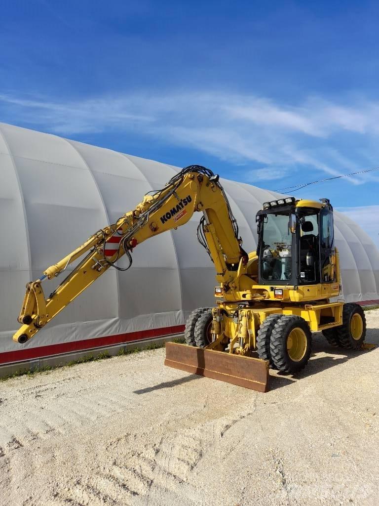 Komatsu PW118MR-8 Колісні екскаватори
