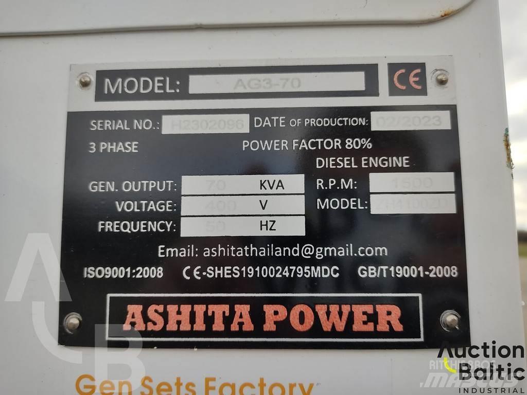 Ashita AG3-70 Дизельні генератори