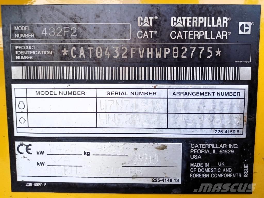 CAT 432 F Екскаватори-навантажувачі