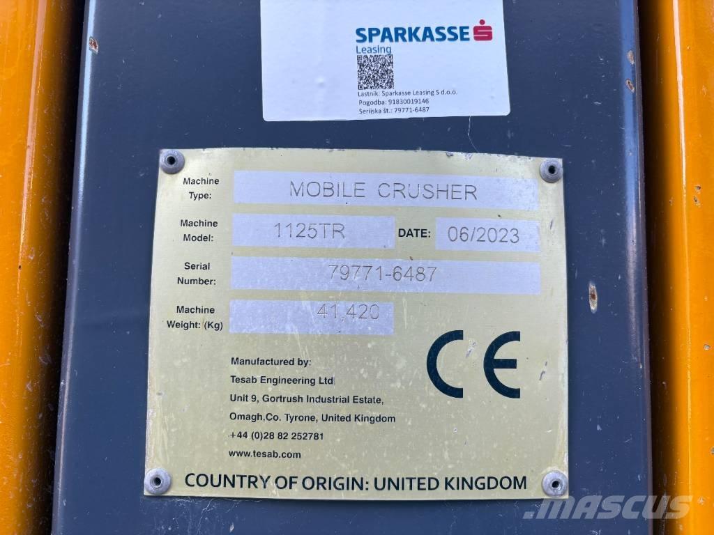 Tesab 1125TR Мобільні дробарки