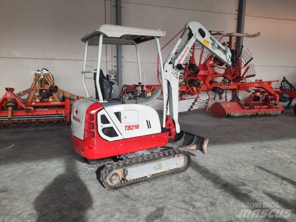 Takeuchi TB216 Міні-екскаватори < 7т