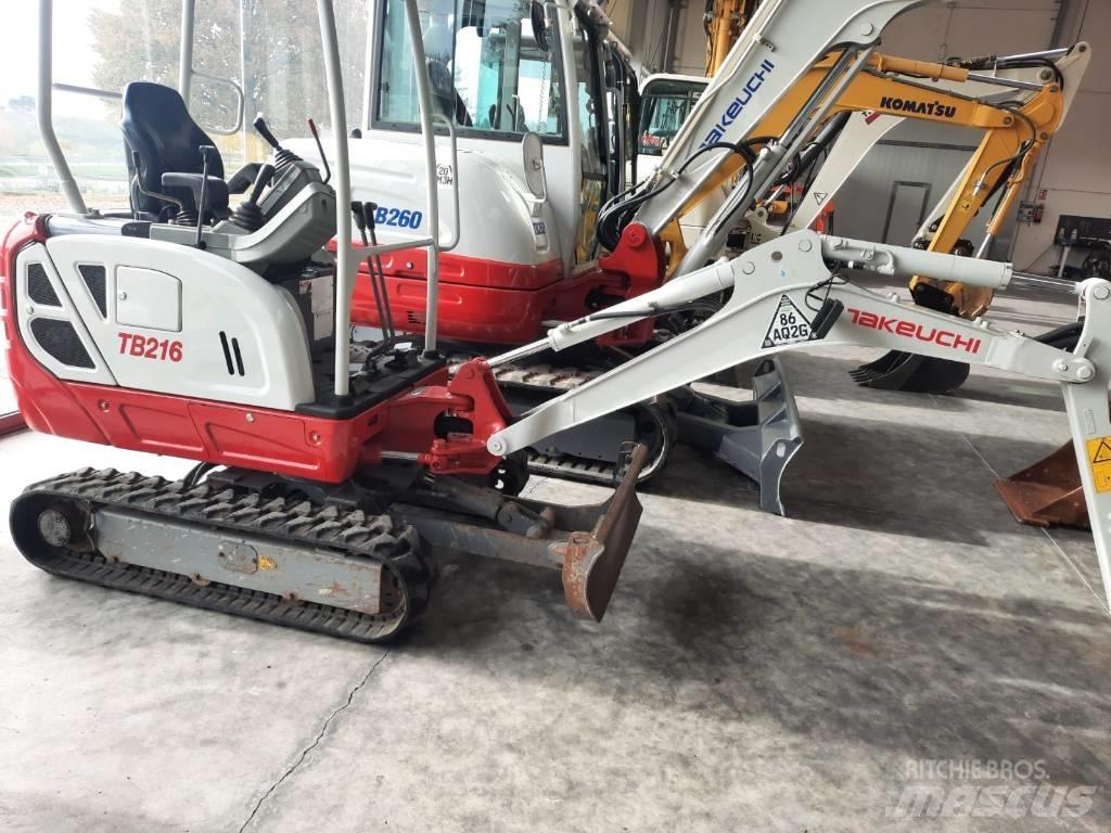 Takeuchi TB216 Міні-екскаватори < 7т