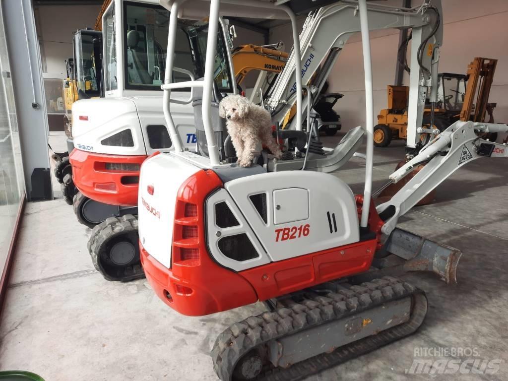 Takeuchi TB216 Міні-екскаватори < 7т