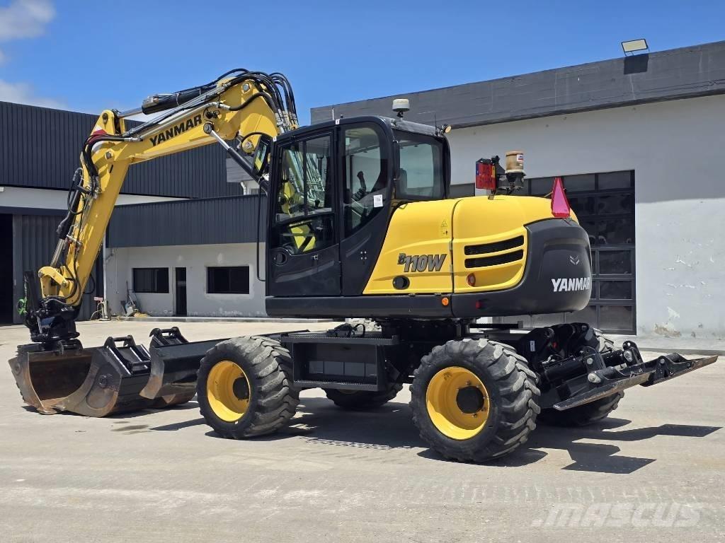 Yanmar B 110 W Колісні екскаватори
