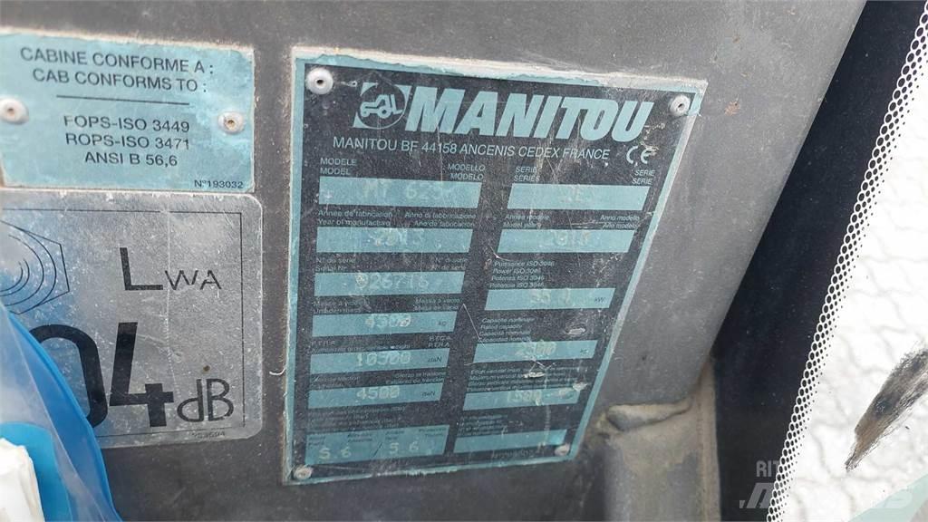 Manitou MT625T Телескопічні навантажувачі