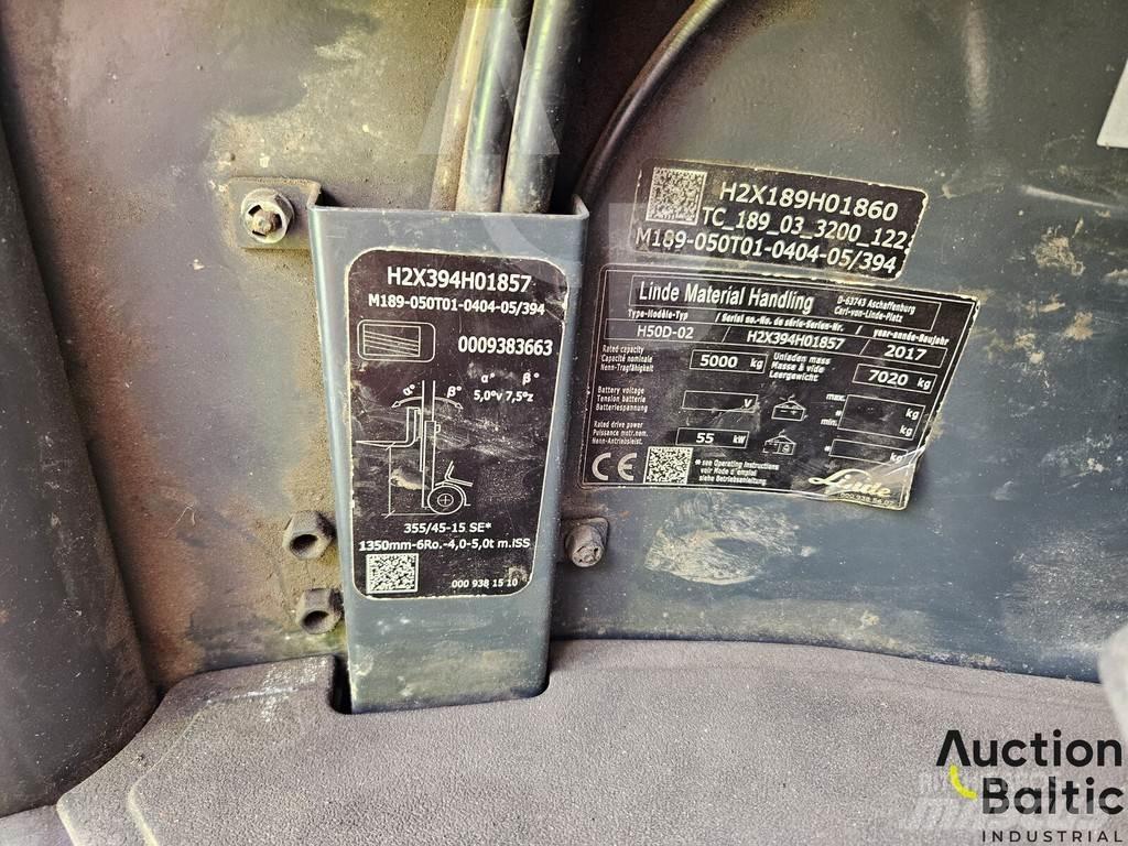 Linde H50D-02 Дизельні навантажувачі