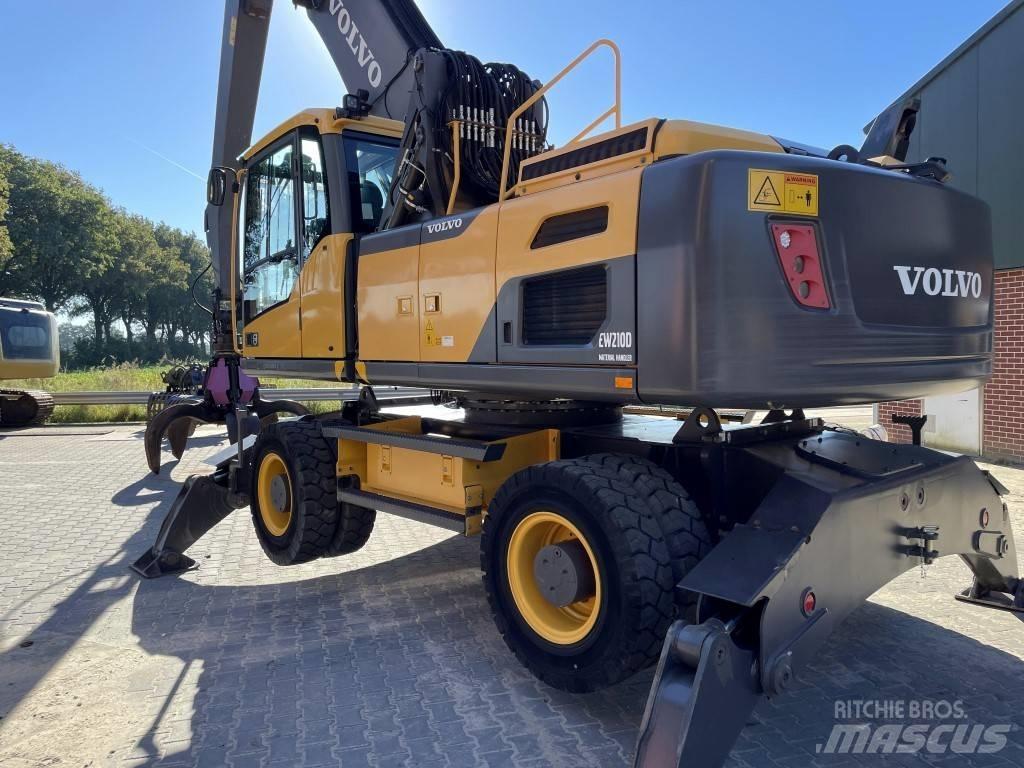 Volvo EW 210 MH Перевантажувачі металобрухту/промислові навантажувачі