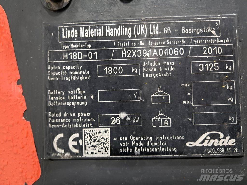 Linde H18D-01 Дизельні навантажувачі