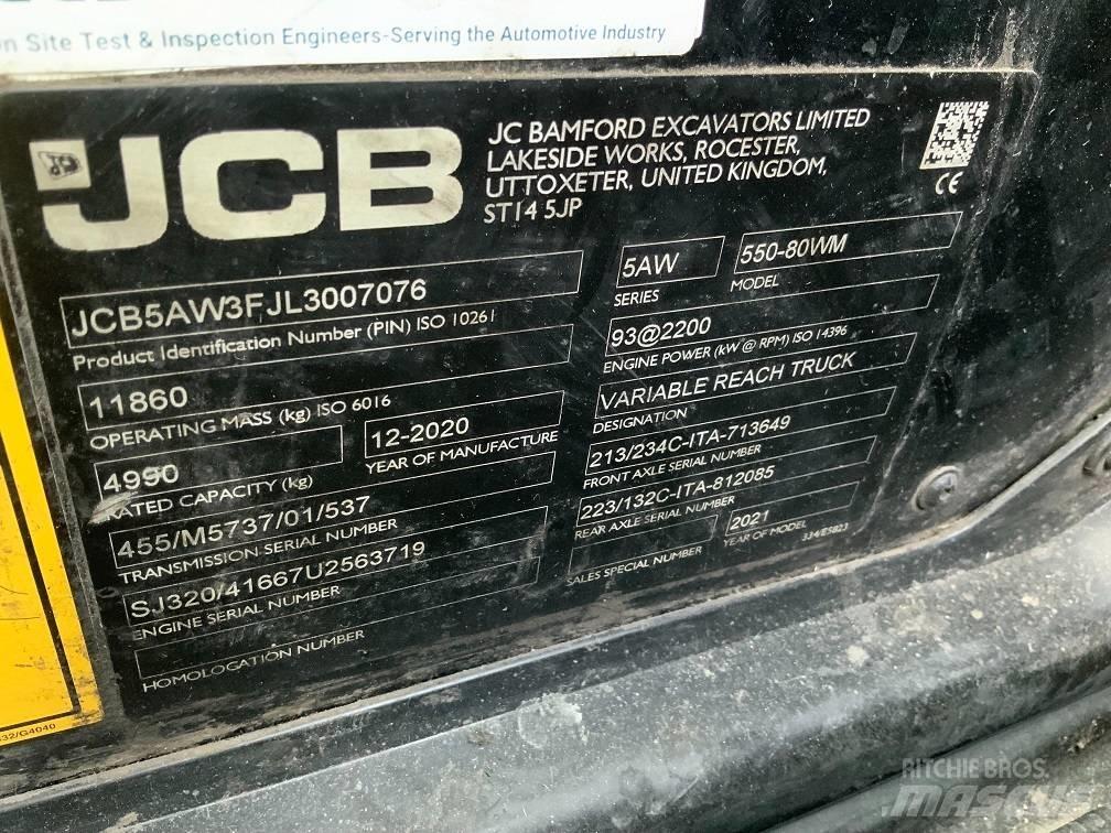 JCB 550-80 Телескопічні навантажувачі