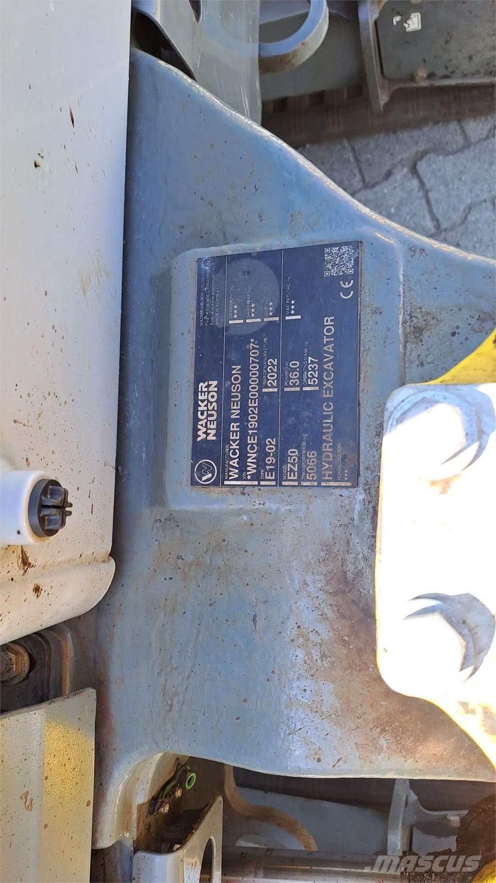 Wacker Neuson EZ50 Гусеничні екскаватори