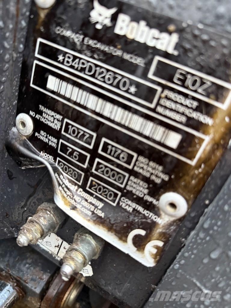 Bobcat E 10z Міні-екскаватори < 7т