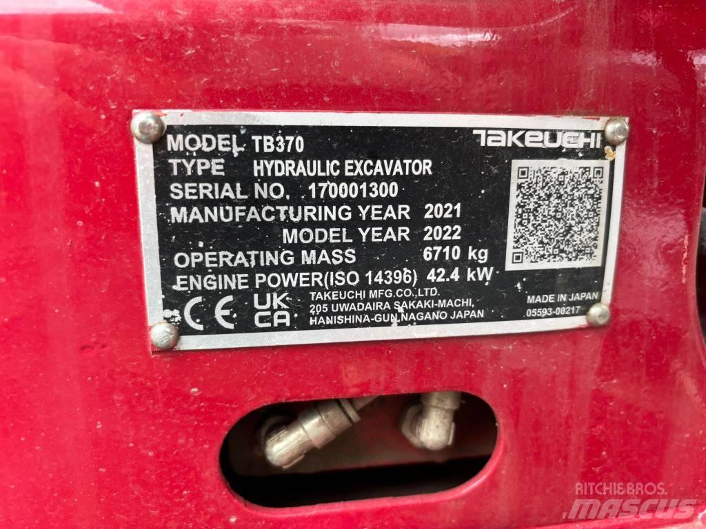 Takeuchi TB 370 Міні-екскаватори < 7т