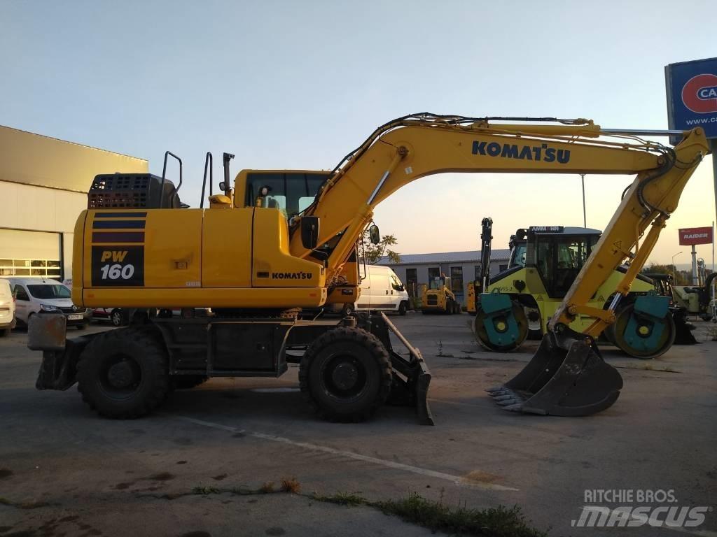 Komatsu pw160-11 Колісні екскаватори