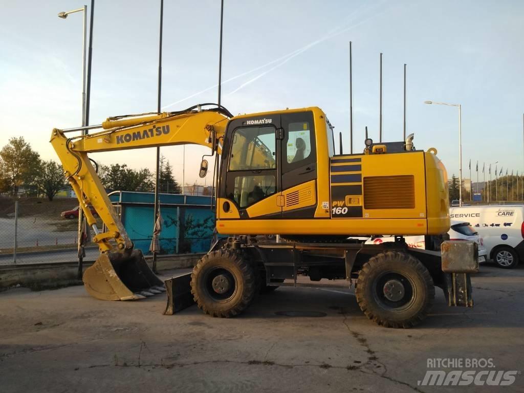 Komatsu pw160-11 Колісні екскаватори