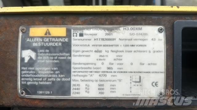 Hyster 3.00 XM Дизельні навантажувачі