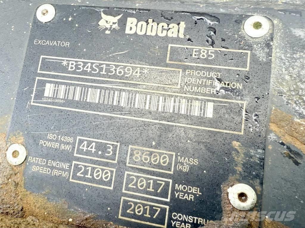 Bobcat E 85 Середні екскаватори 7т. - 12т.