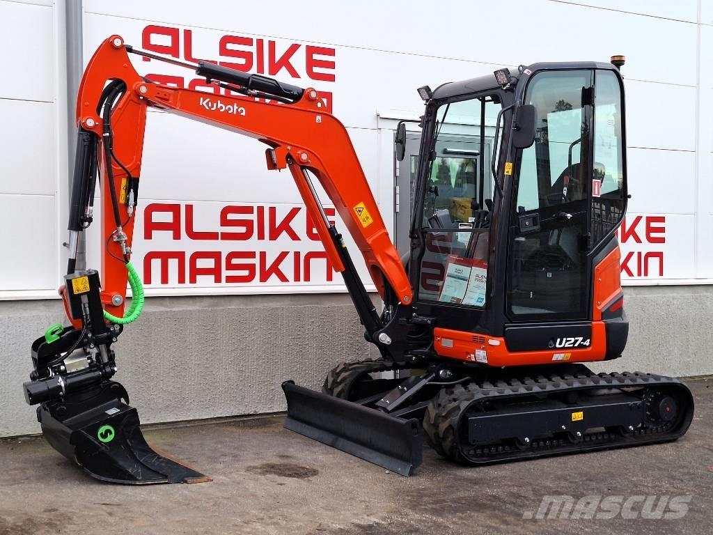 Kubota U 27-4 Міні-екскаватори < 7т