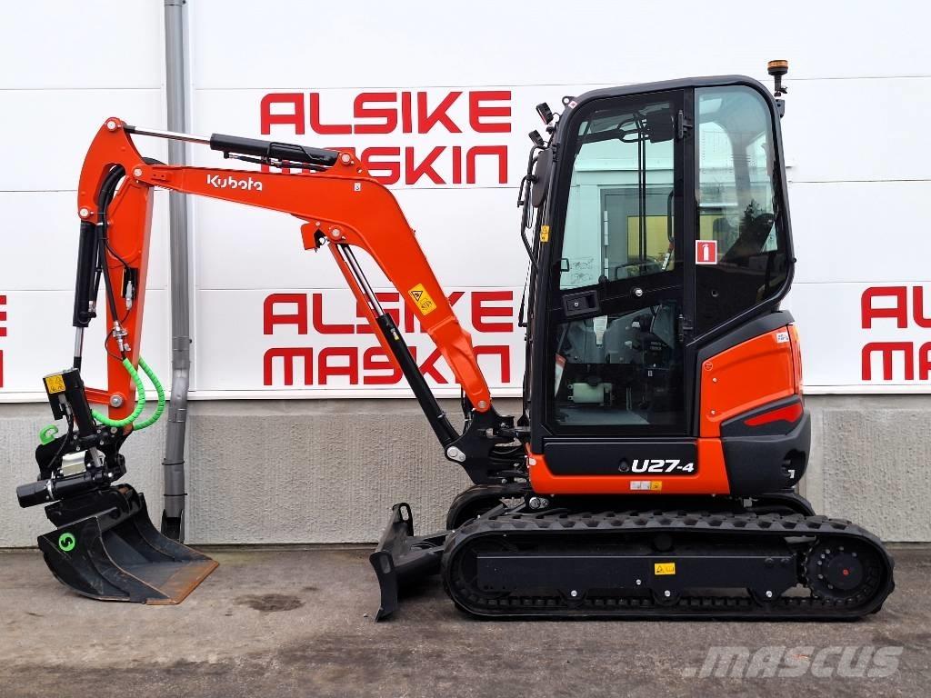 Kubota U 27-4 Міні-екскаватори < 7т