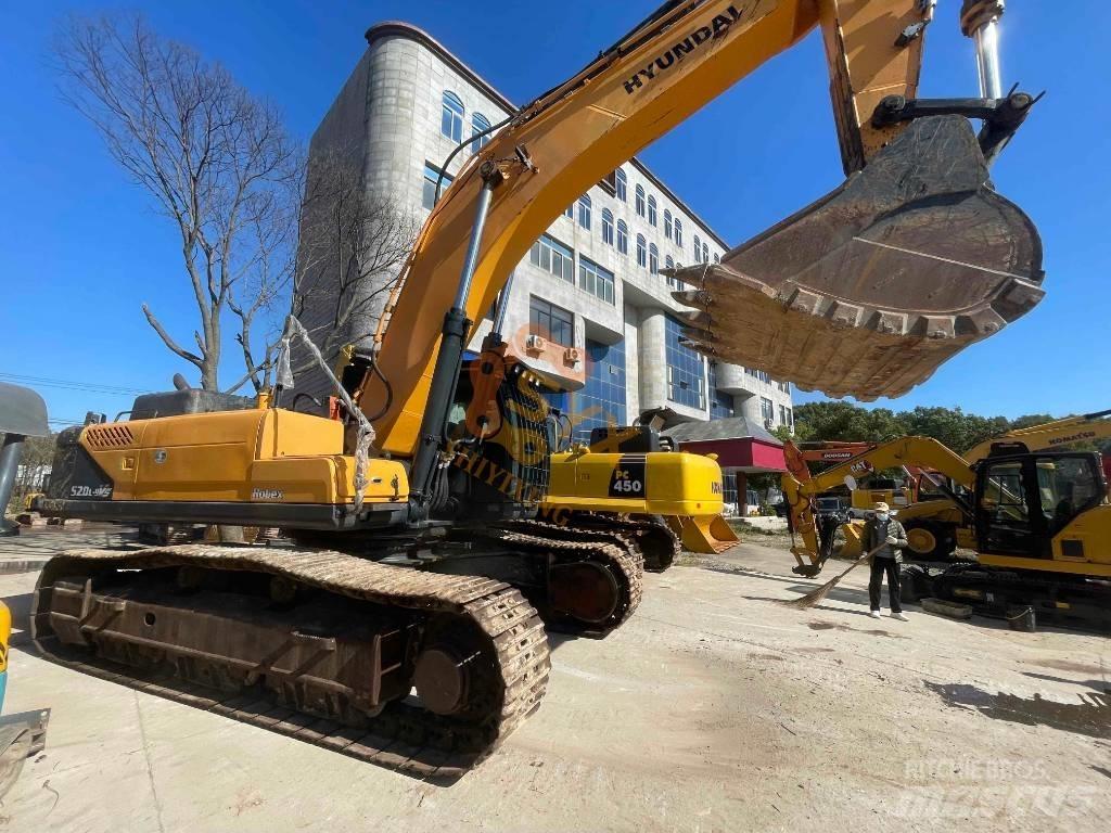 Hyundai Robex 520 VS Гусеничні екскаватори