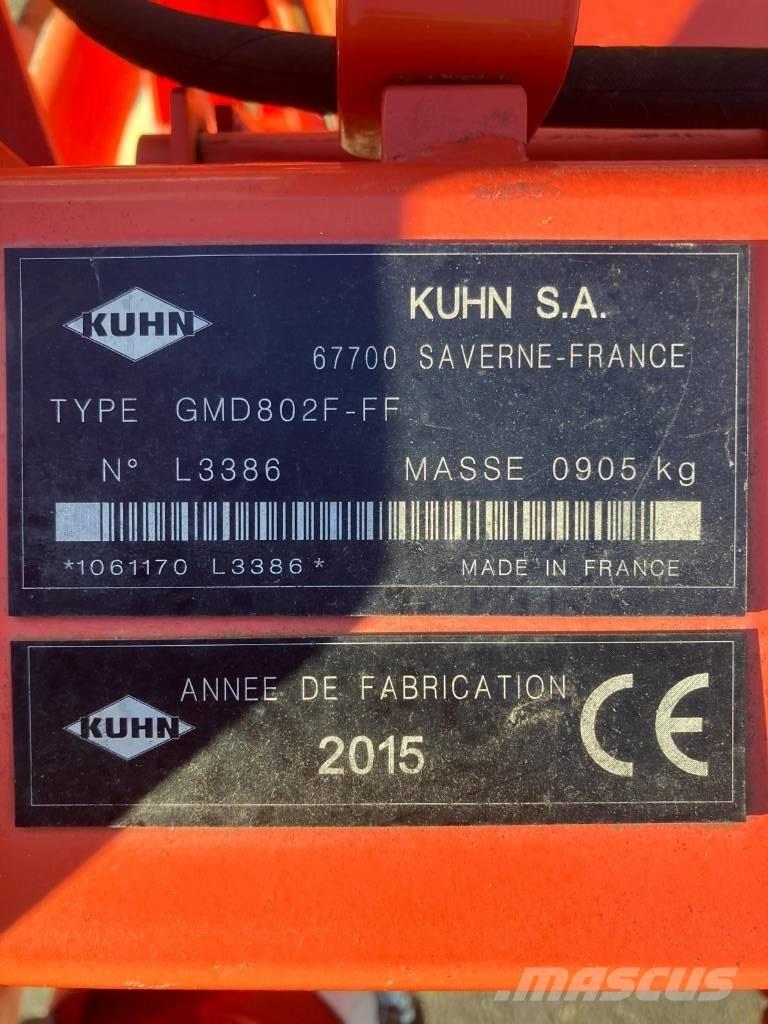 Kuhn GMD 802 F-FF Косилки