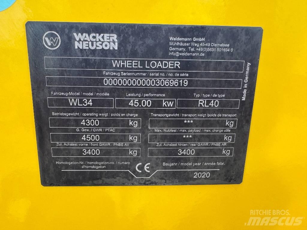 Wacker Neuson WL34 Фронтальні навантажувачі