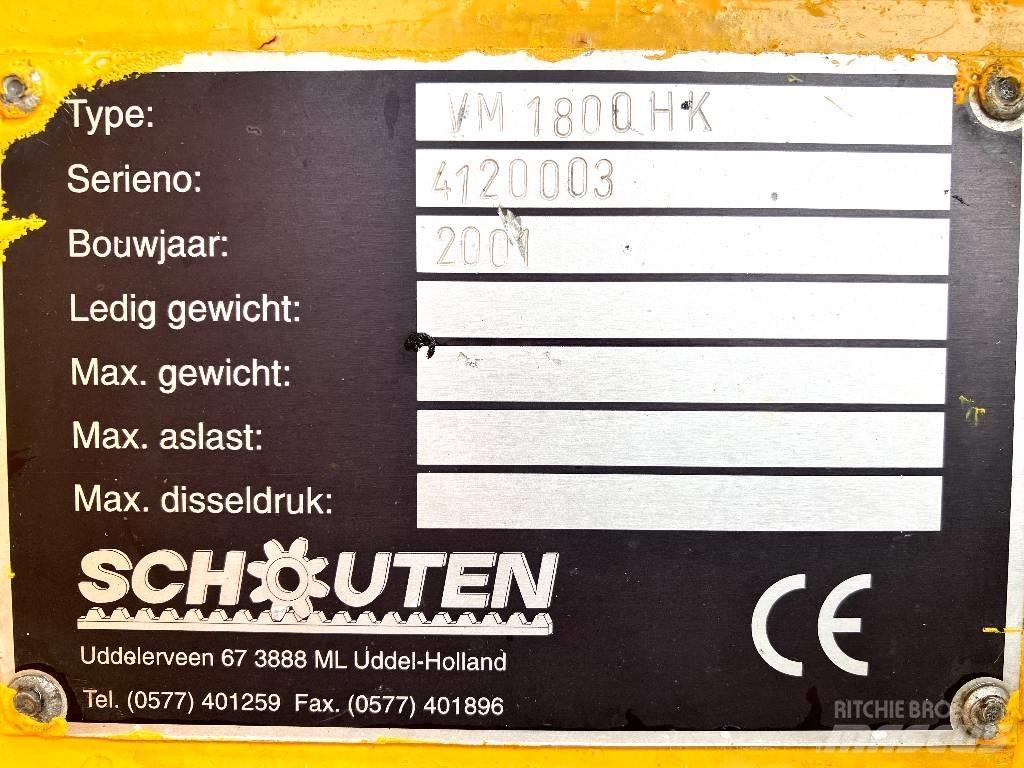 Schouten VM 1800 HK Підмітальні машини
