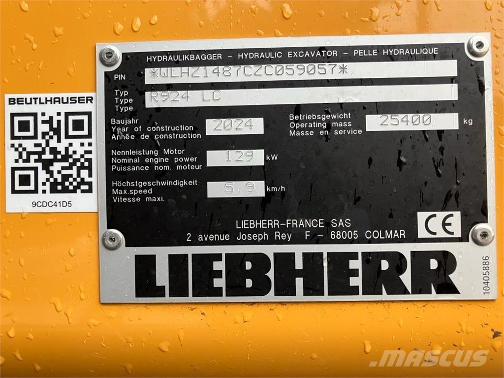 Liebherr R924 Гусеничні екскаватори