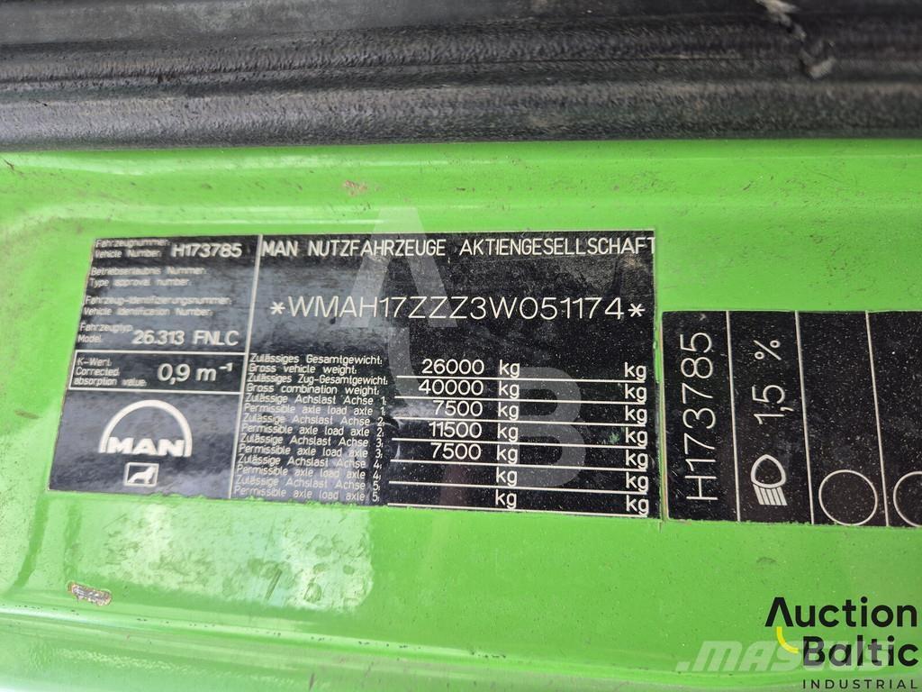 MAN TGA26.310 Сміттєвози