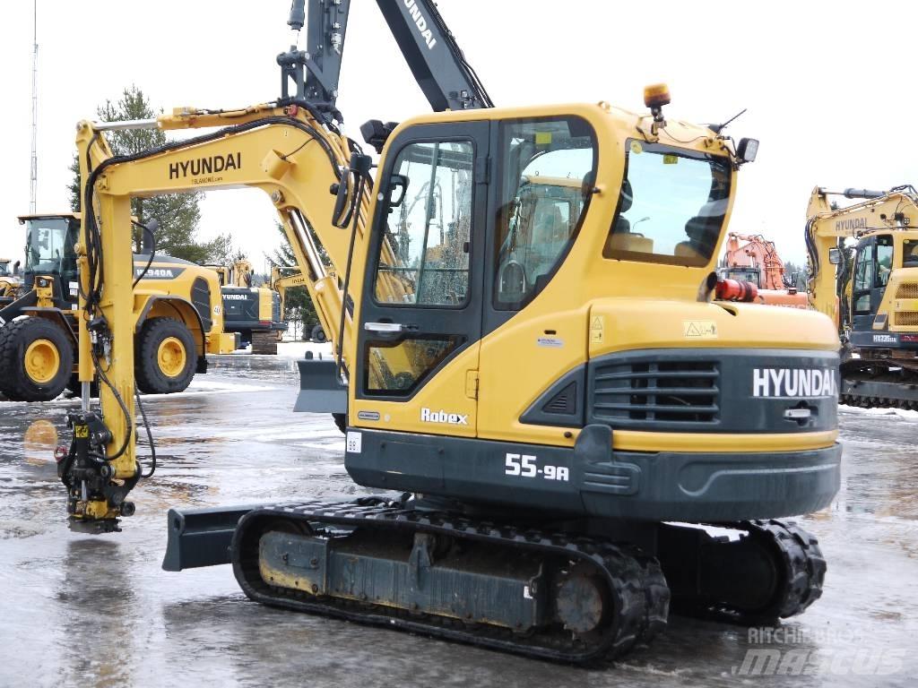 Hyundai R 55-9A Міні-екскаватори < 7т