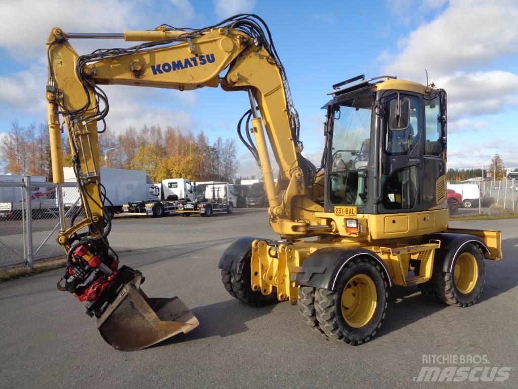 Komatsu PW 98 MR-6 Колісні екскаватори