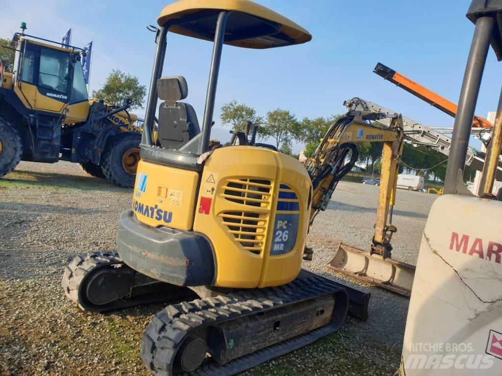 Komatsu PC26MR-3 Міні-екскаватори < 7т