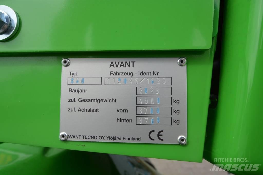 Avant 860 i Малі навантажувачі