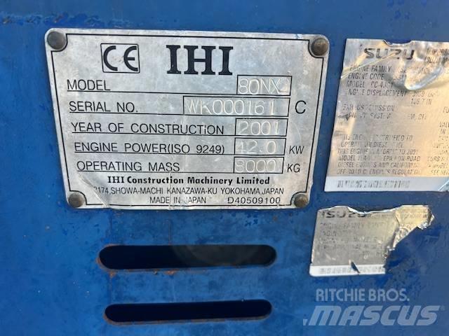 IHI 80 NX Міні-екскаватори < 7т